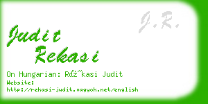 judit rekasi business card